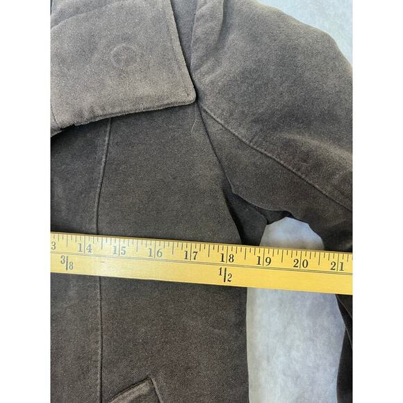 Costume National Italy Brown Cotton Quilted size 44EU Coat Winter Gilmore Girls - Picture 5 of 15